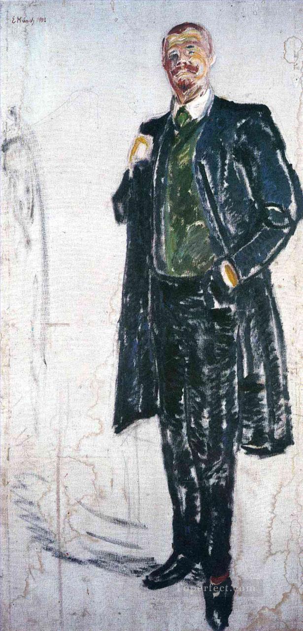 jens thiis 1909 Edvard Munch Oil Paintings